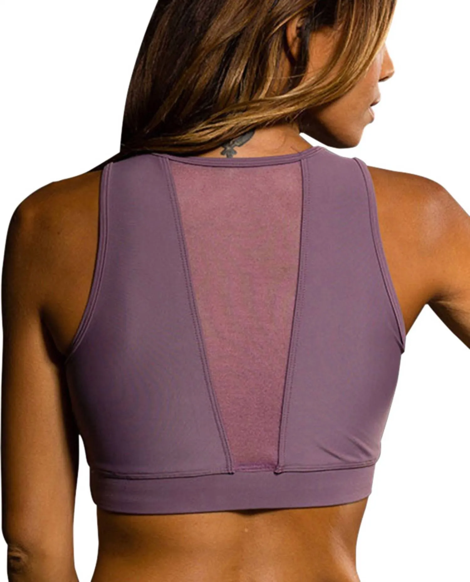 Briana Low Impact Sports Bra In Purple Haze