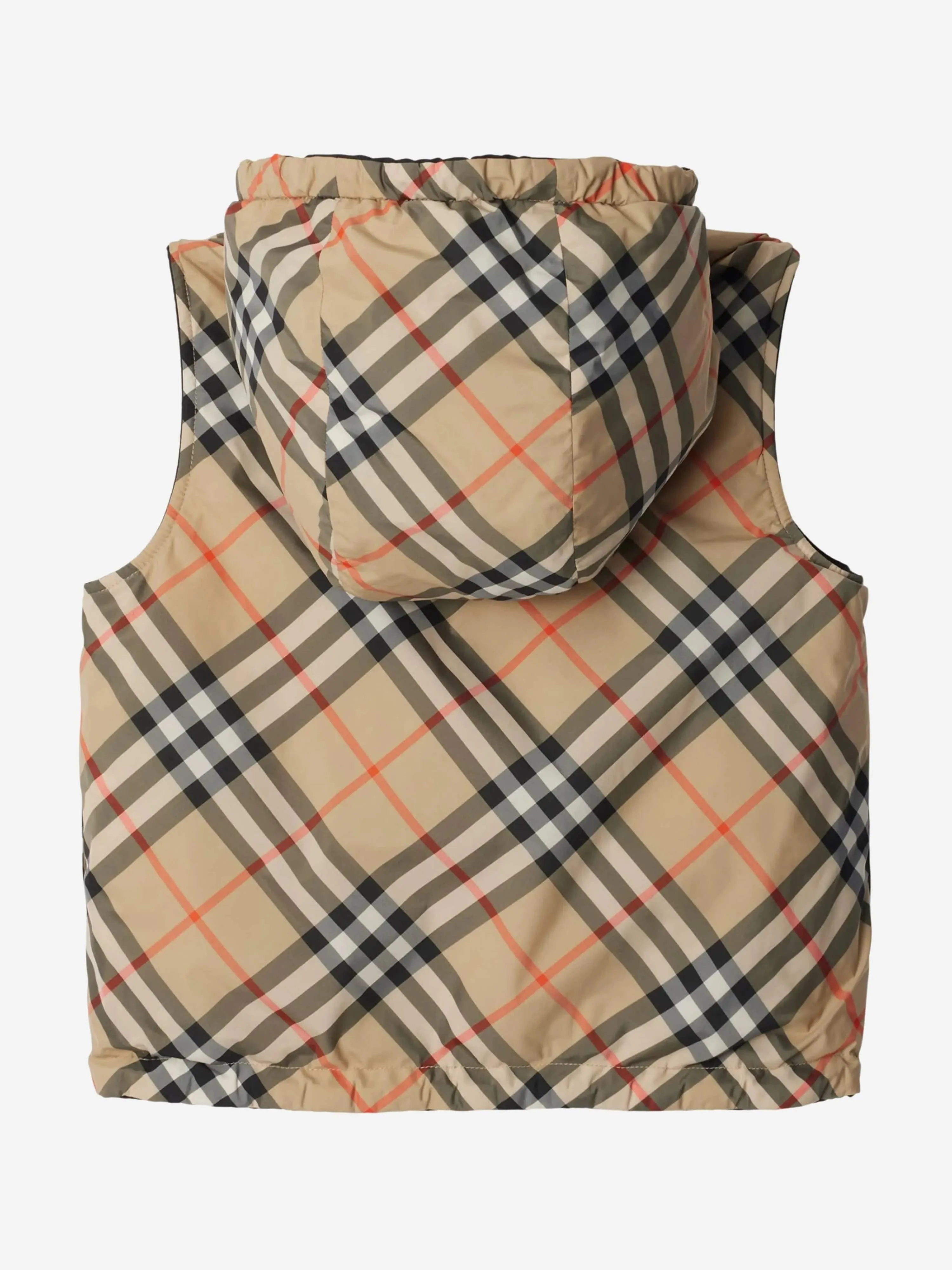 Burberry Kids Reversible Slade Gilet in Beige