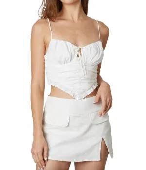 Casey Top In White