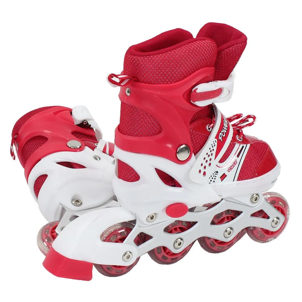 Children Roller Skates Adjustable Inline Skating Shoes (Size 35-38)