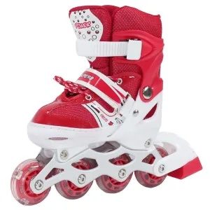 Children Roller Skates Adjustable Inline Skating Shoes (Size 35-38)