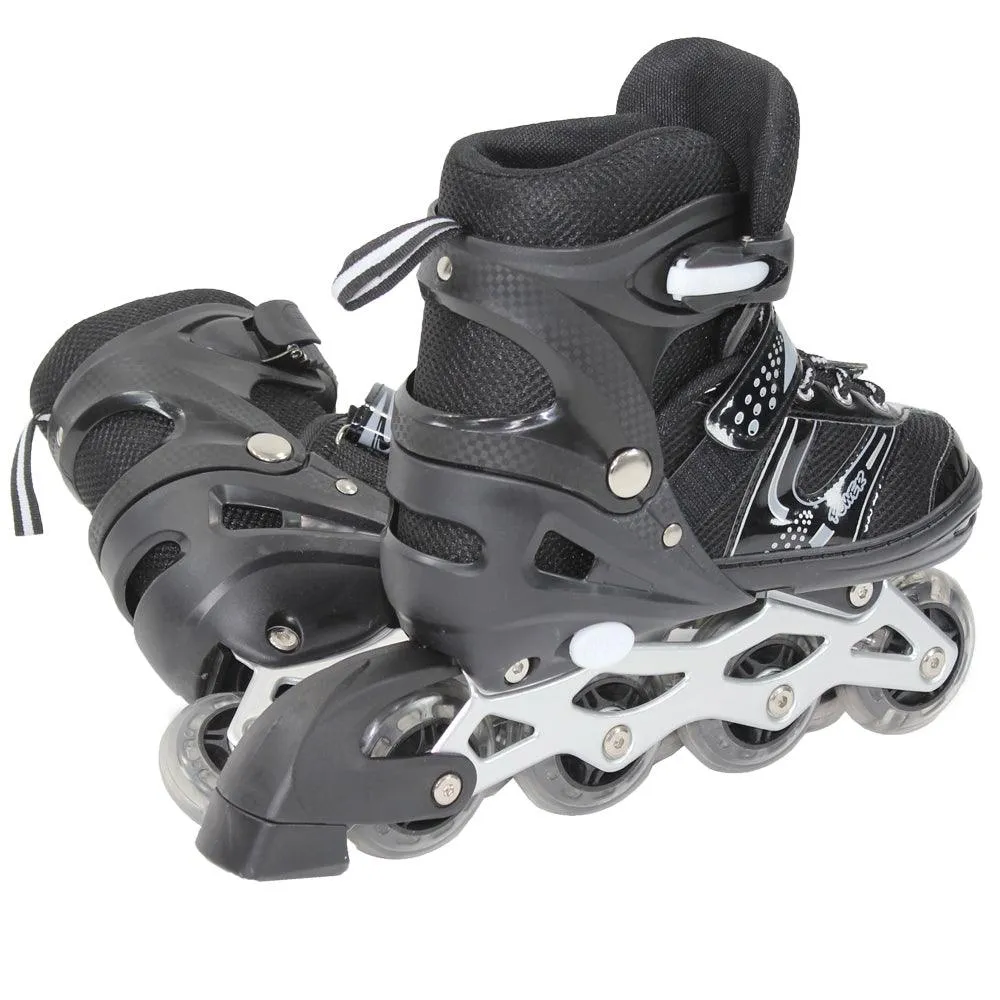 Children Roller Skates Adjustable Inline Skating Shoes (Size 35-38)