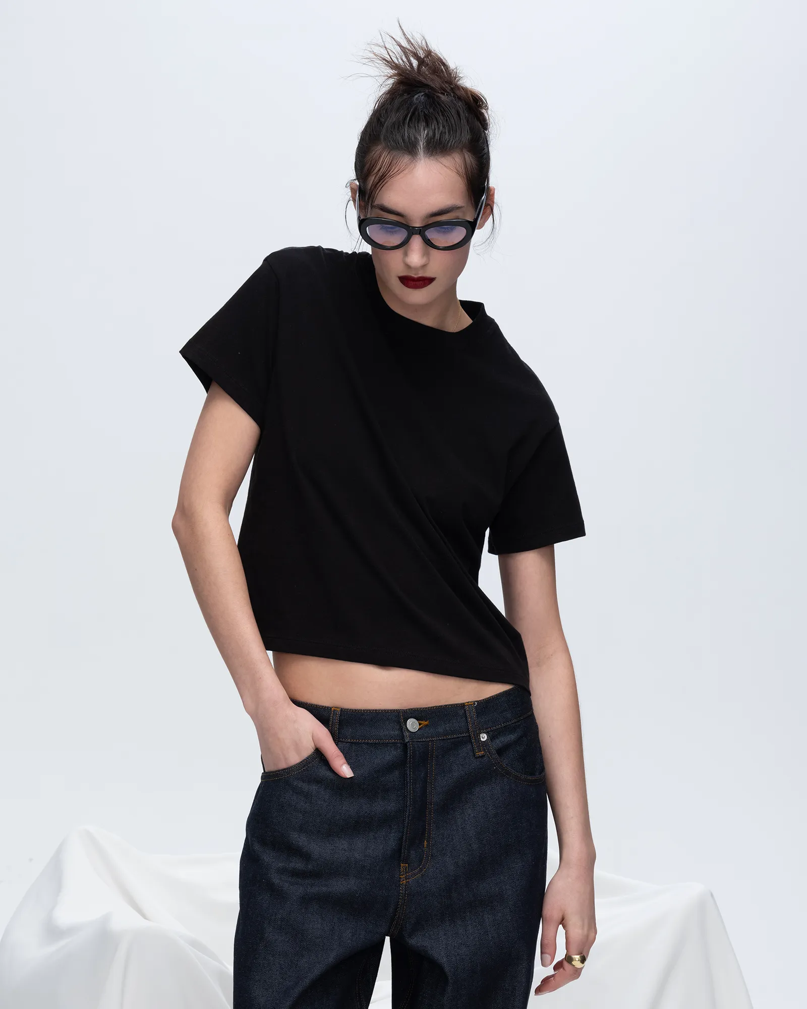 Classic Jersey Short Sleeve Boy Tee - Black