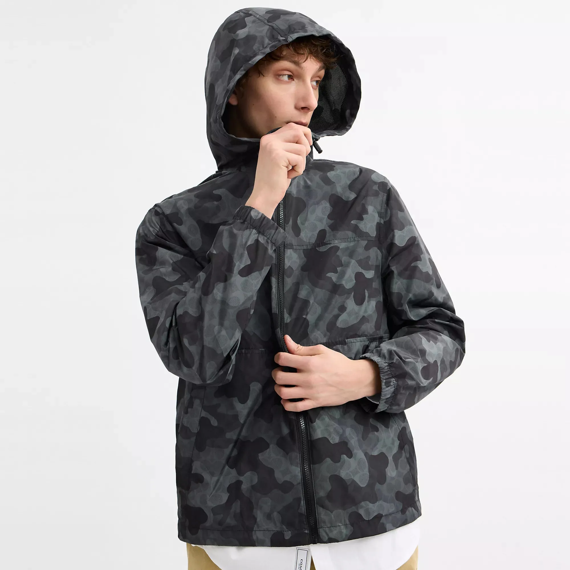 Coach Outlet Camo Signature Windbreaker
