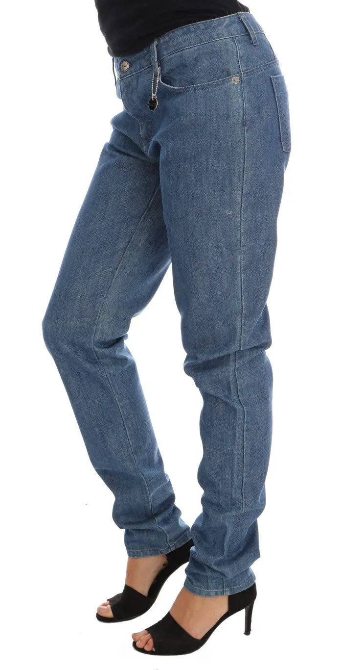 Costume National Elegant Boy Fit  Wash Women's Jeans