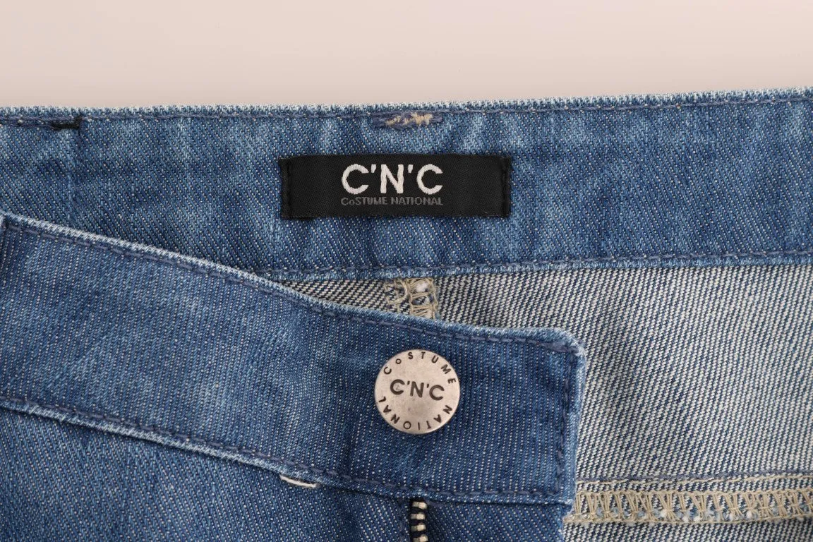 Costume National Elegant Boy Fit  Wash Women's Jeans