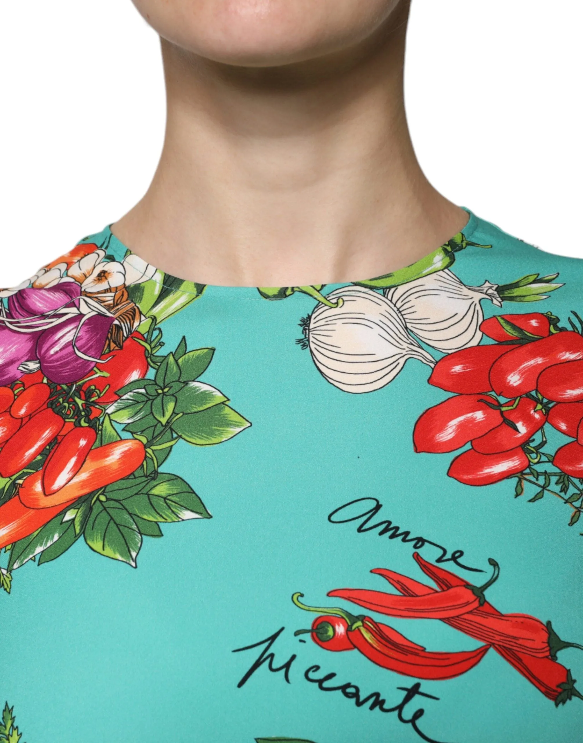 Dolce & Gabbana multi Vegetables Sleeveless Tank Women's Top