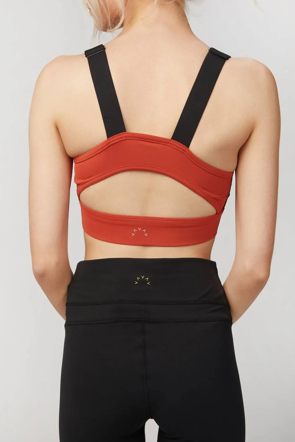 Edris Bra In Spiced Red/black