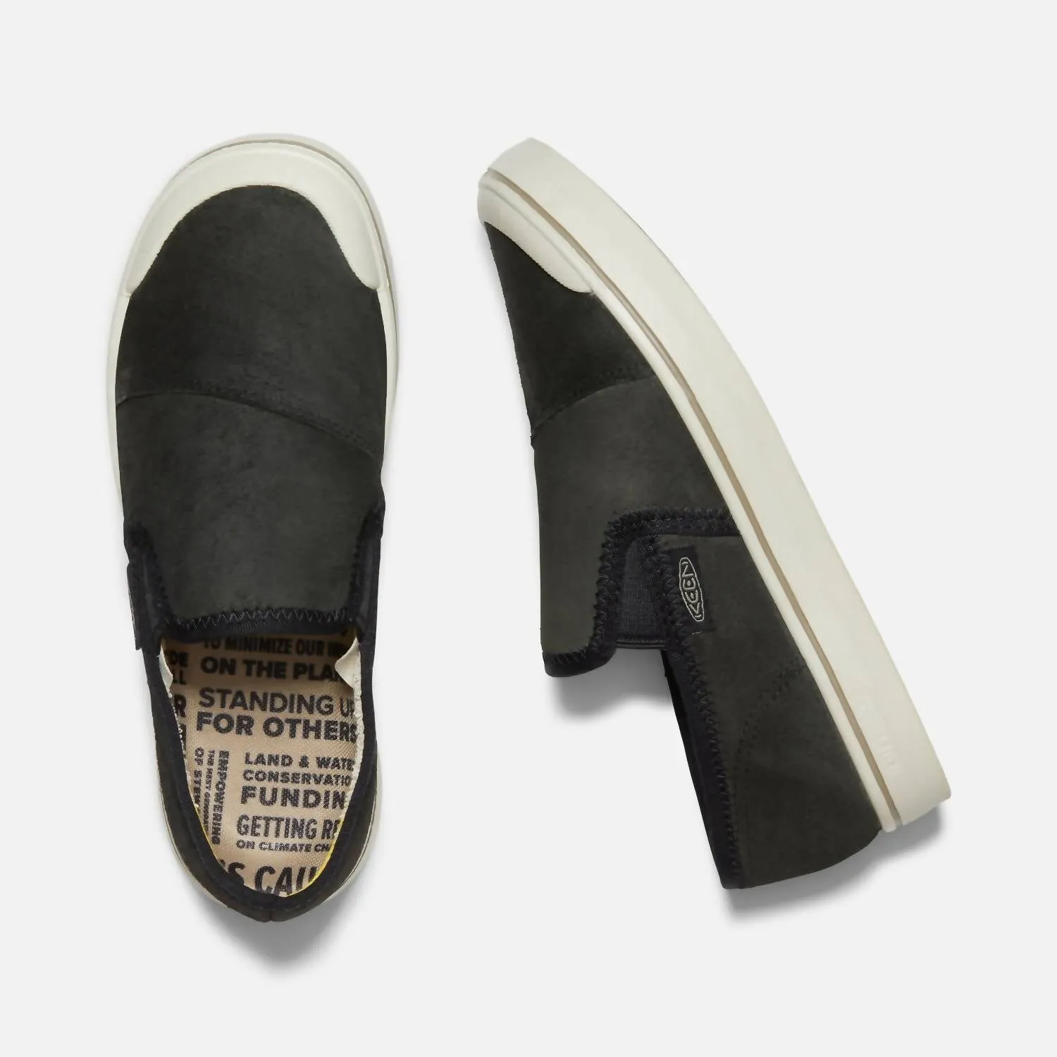 Elsa Harvest Slip-On In Black/silver Birch