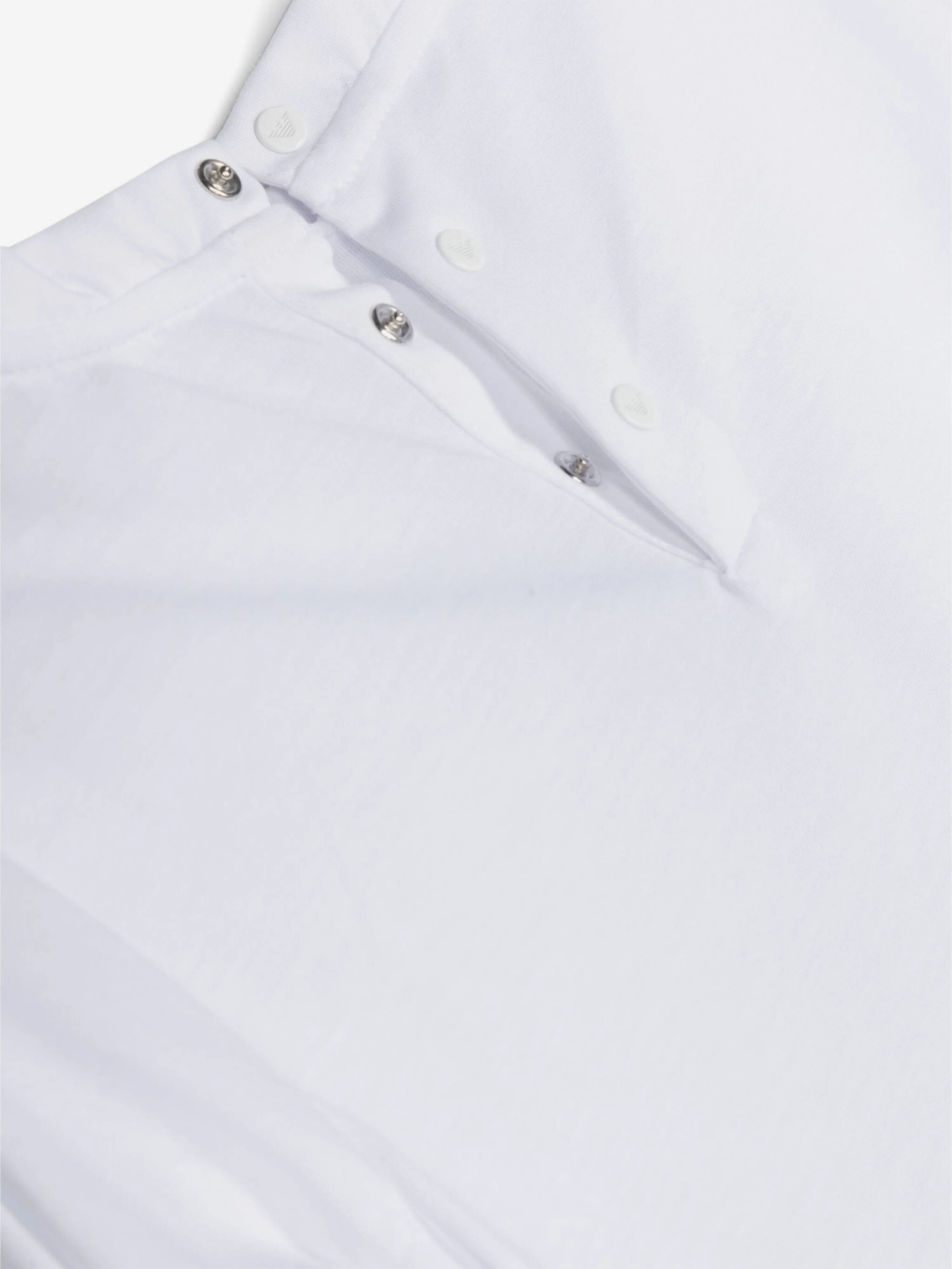 Emporio Armani Baby Boys Long Sleeve T-Shirt in White