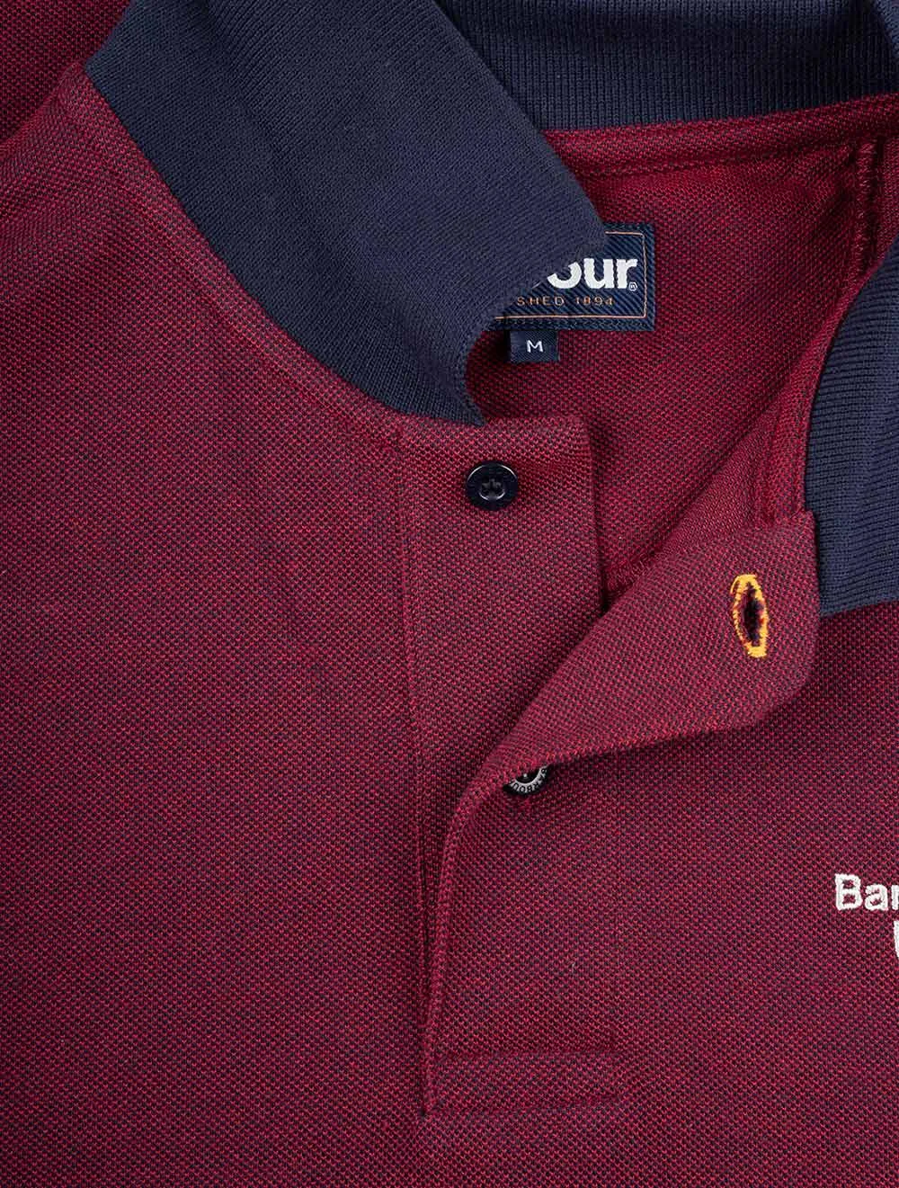Essential Sports Polo Mix Dark Red