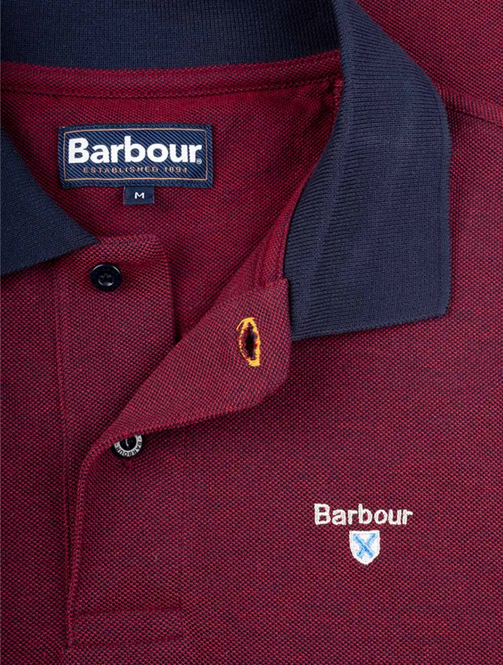 Essential Sports Polo Mix Dark Red