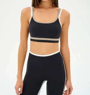 Eva Rigor Spors Bra In Black/ Latte
