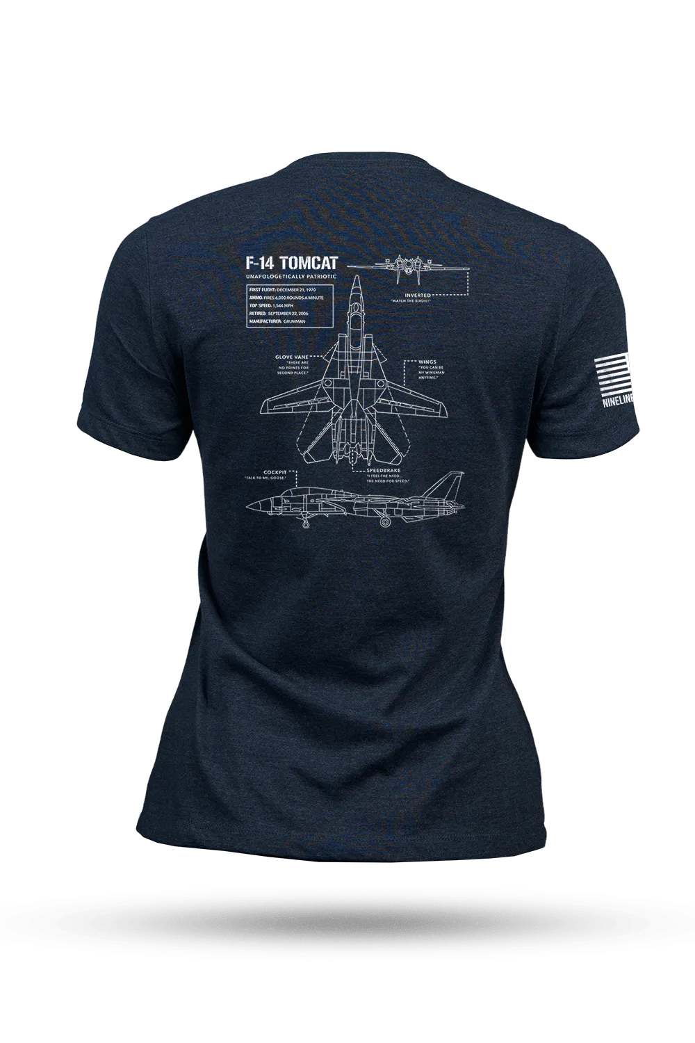 F-14 Tomcat Schematic - Women's T-Shirt