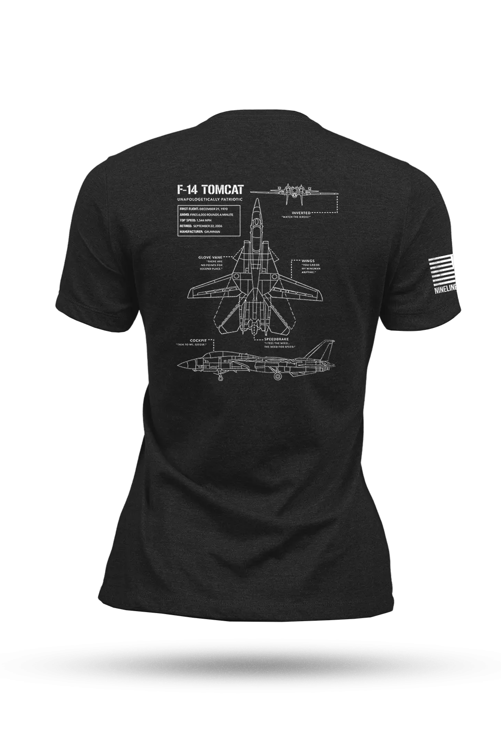 F-14 Tomcat Schematic - Women's T-Shirt