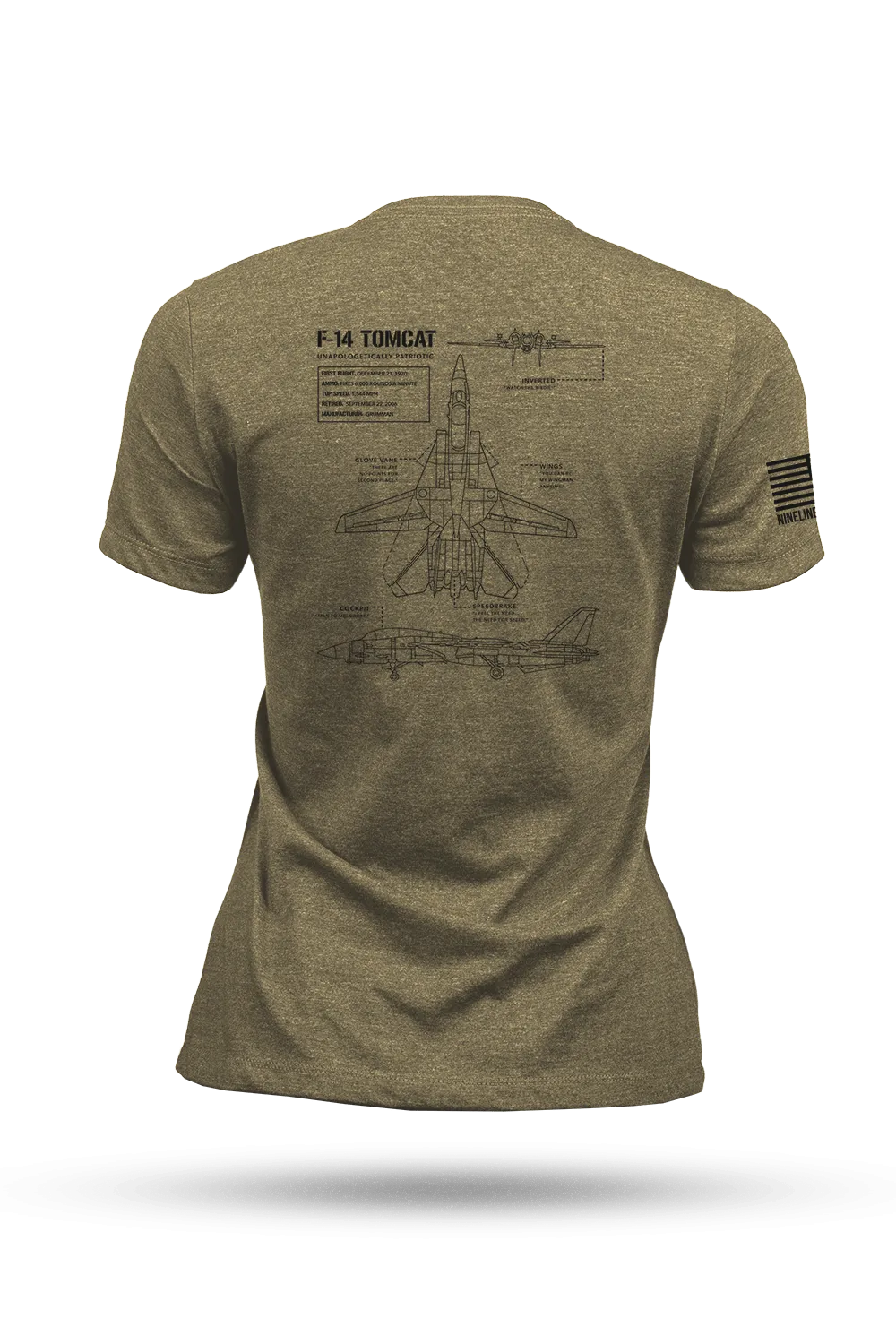 F-14 Tomcat Schematic - Women's T-Shirt