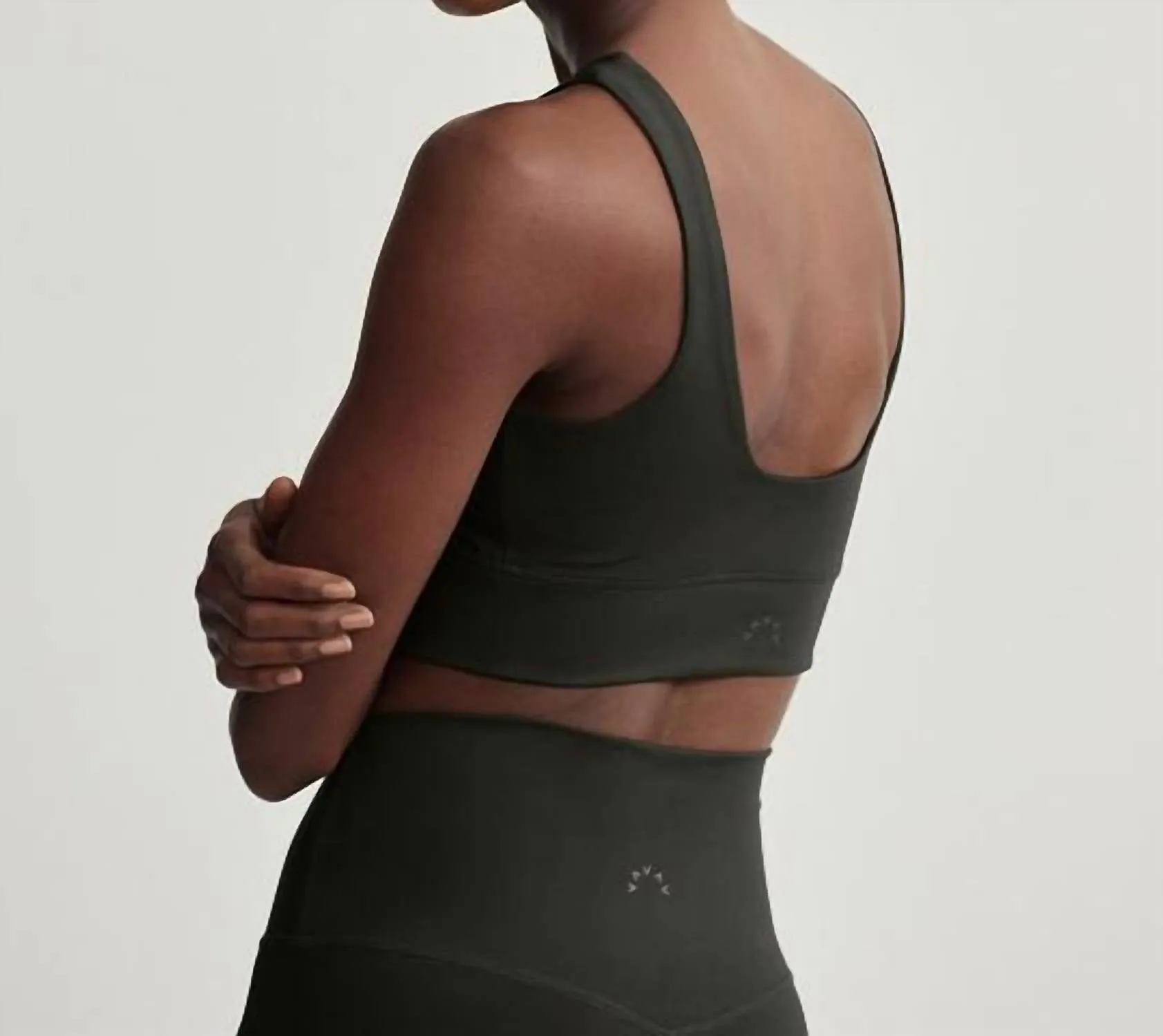 Freesoft Cori Bra In Dark Resin Green