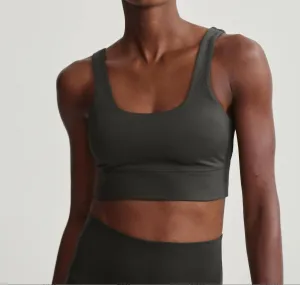 Freesoft Cori Bra In Dark Resin Green