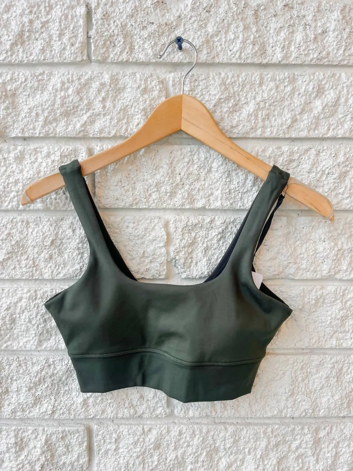 Freesoft Cori Bra In Dark Resin Green