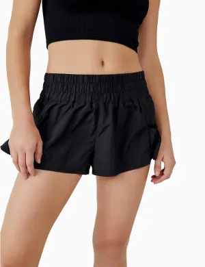 Get Your Flirt On Shorts - Black