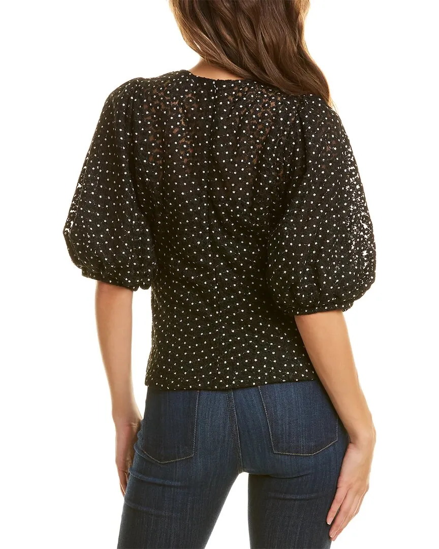 Gracia Flower Embroidered Top