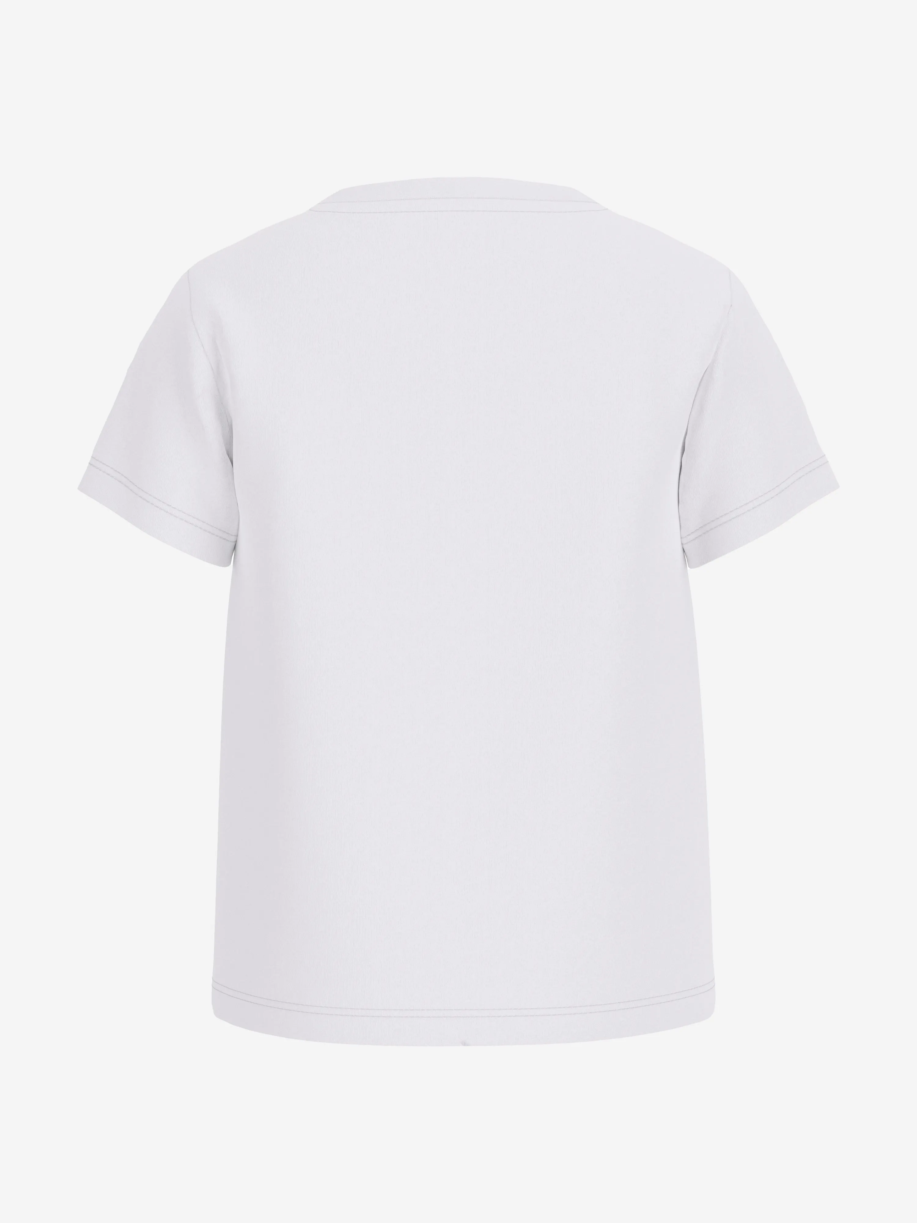 Guess Boys Logo Print T-Shirt in White