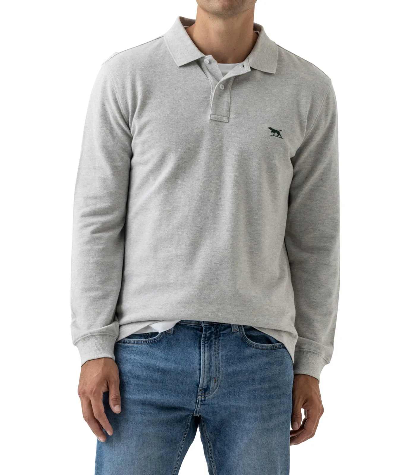 Gunn Sports Fit Long Sleeve Polo