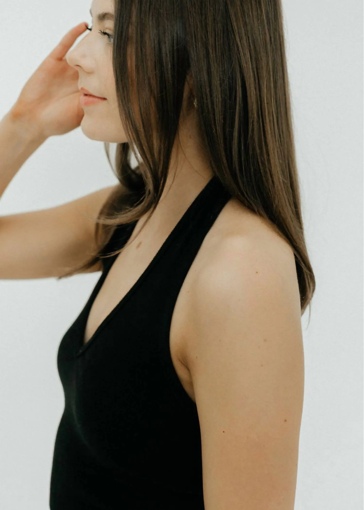 Halter Top In Black
