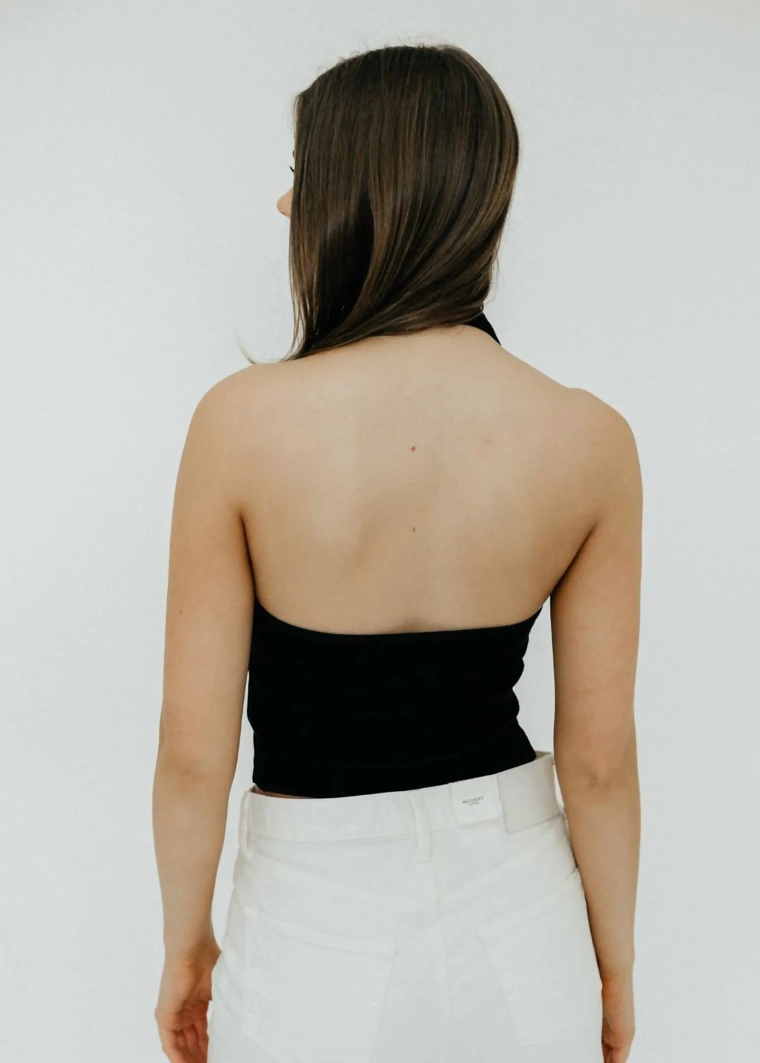 Halter Top In Black