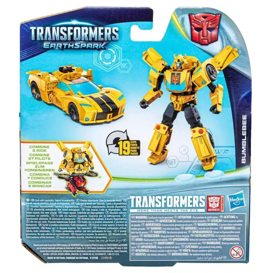 Hasbro Toys Transformers EarthSpark Warrior Class Bumblebee 5 Inch Action Figure