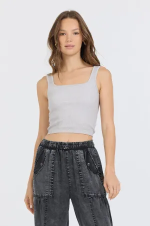 Heather Grey Seamless Tank Top