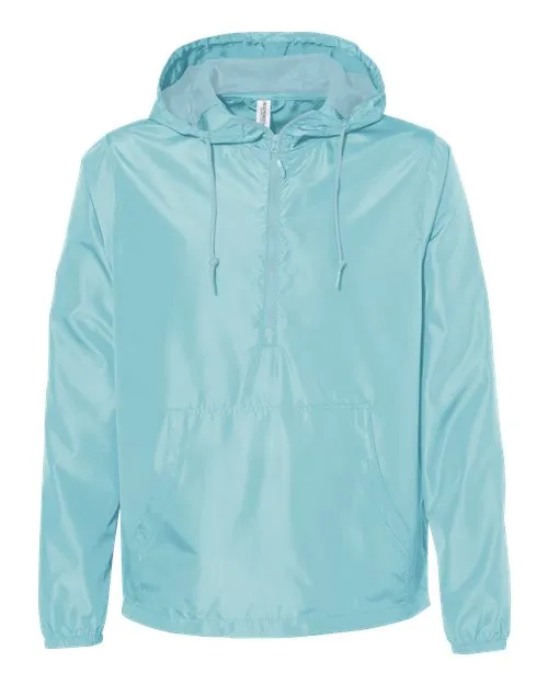 Independent Trading Co. EXP54LWP Lightweight Quarter-Zip Windbreaker Pullover Jacket
