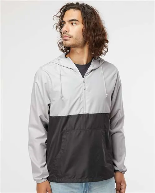 Independent Trading Co. EXP54LWP Lightweight Quarter-Zip Windbreaker Pullover Jacket