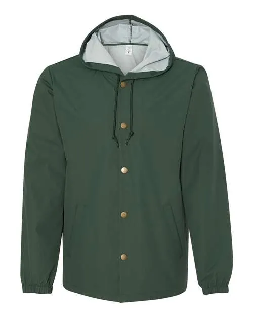 Independent Trading Co. EXP95NB Water-Resistant Hooded Windbreaker
