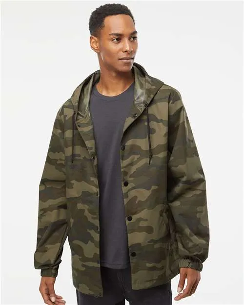 Independent Trading Co. EXP95NB Water-Resistant Hooded Windbreaker
