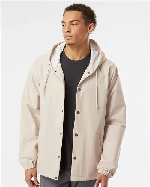 Independent Trading Co. EXP95NB Water-Resistant Hooded Windbreaker