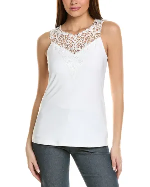 Joseph Ribkoff Lace Neck Top