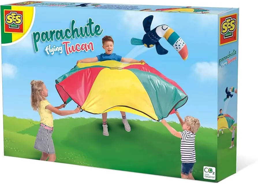Jumbo Parachute Flying Tucan