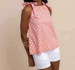 Kaylen Sun Daze Top In Conch Shell