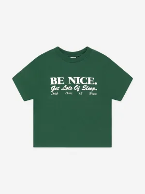 Kids Be Nice T-Shirt in Green