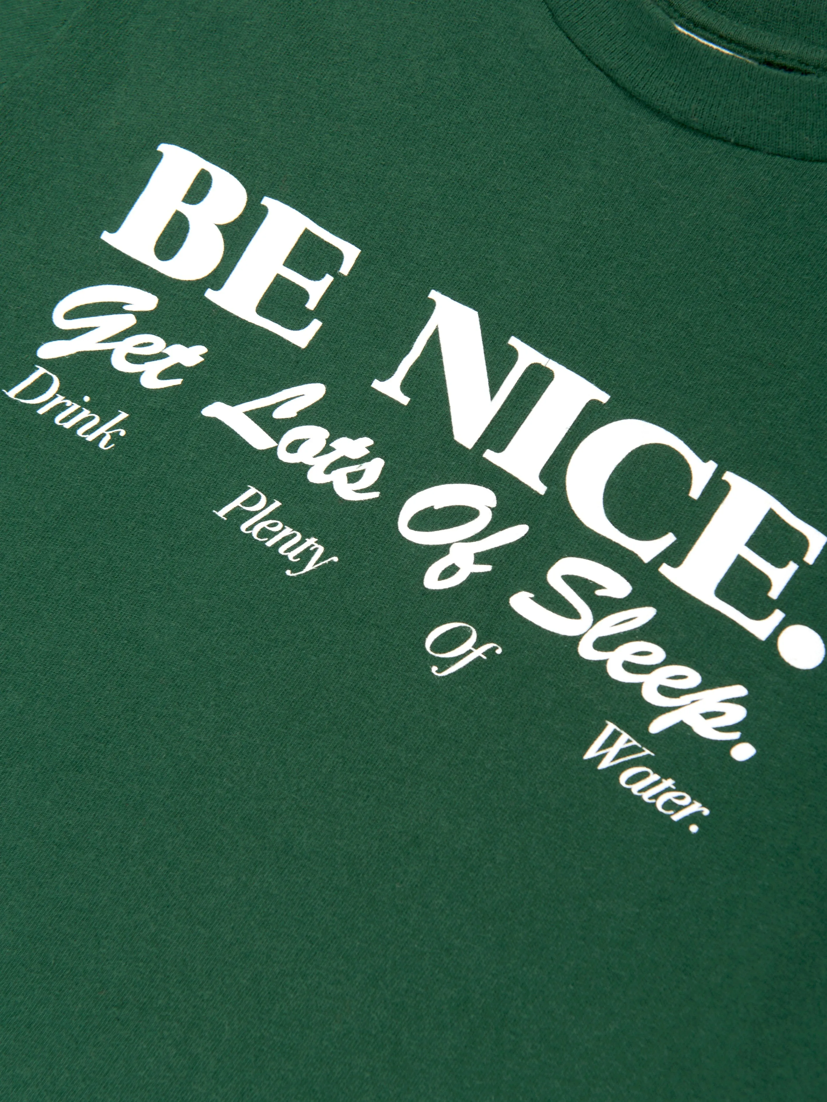 Kids Be Nice T-Shirt in Green