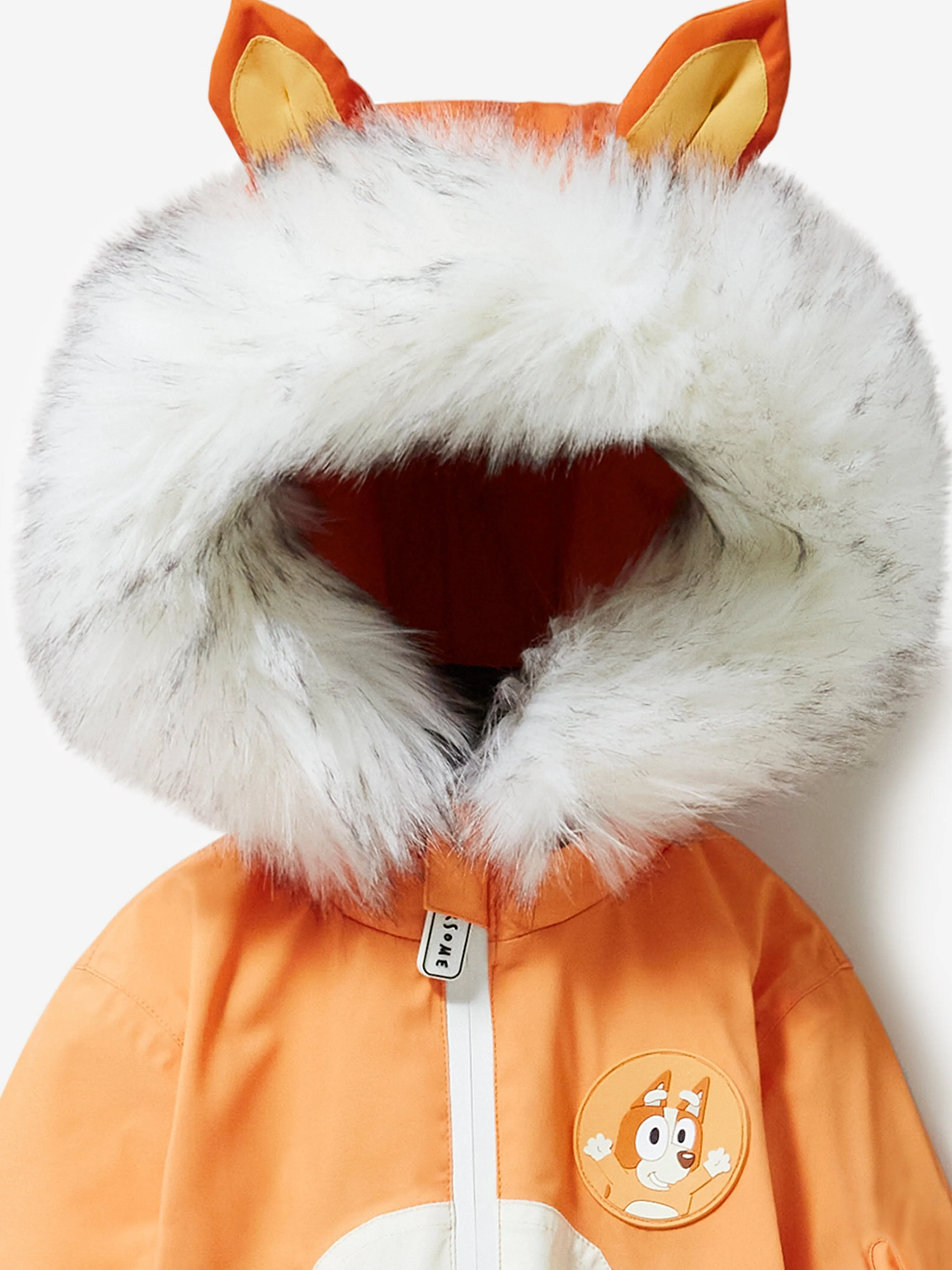 Kids Bingo Snowsuit in Orange