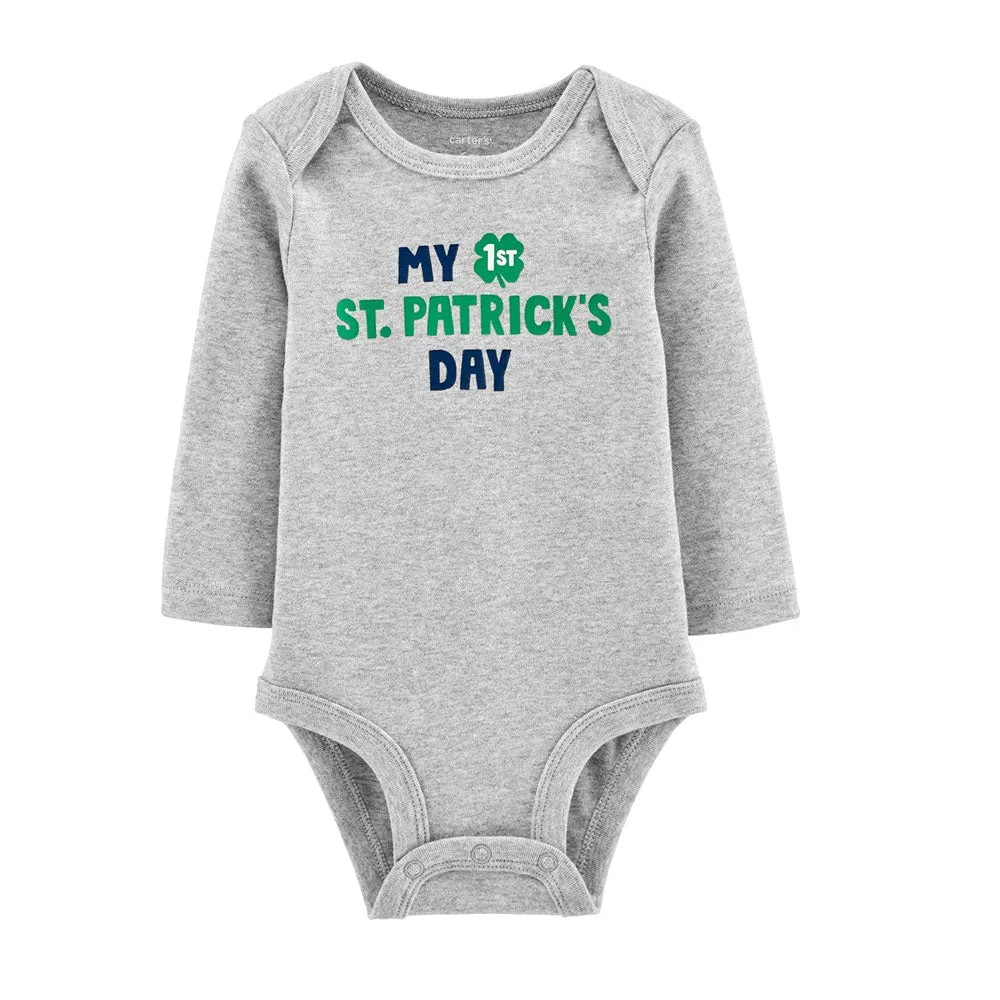 Kids Boy Graphic Bodysuit,Grey