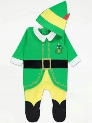 Kids Boy's 2 Pcs Graphic Printed Christmas Jumpsuit & Hat Set,Green