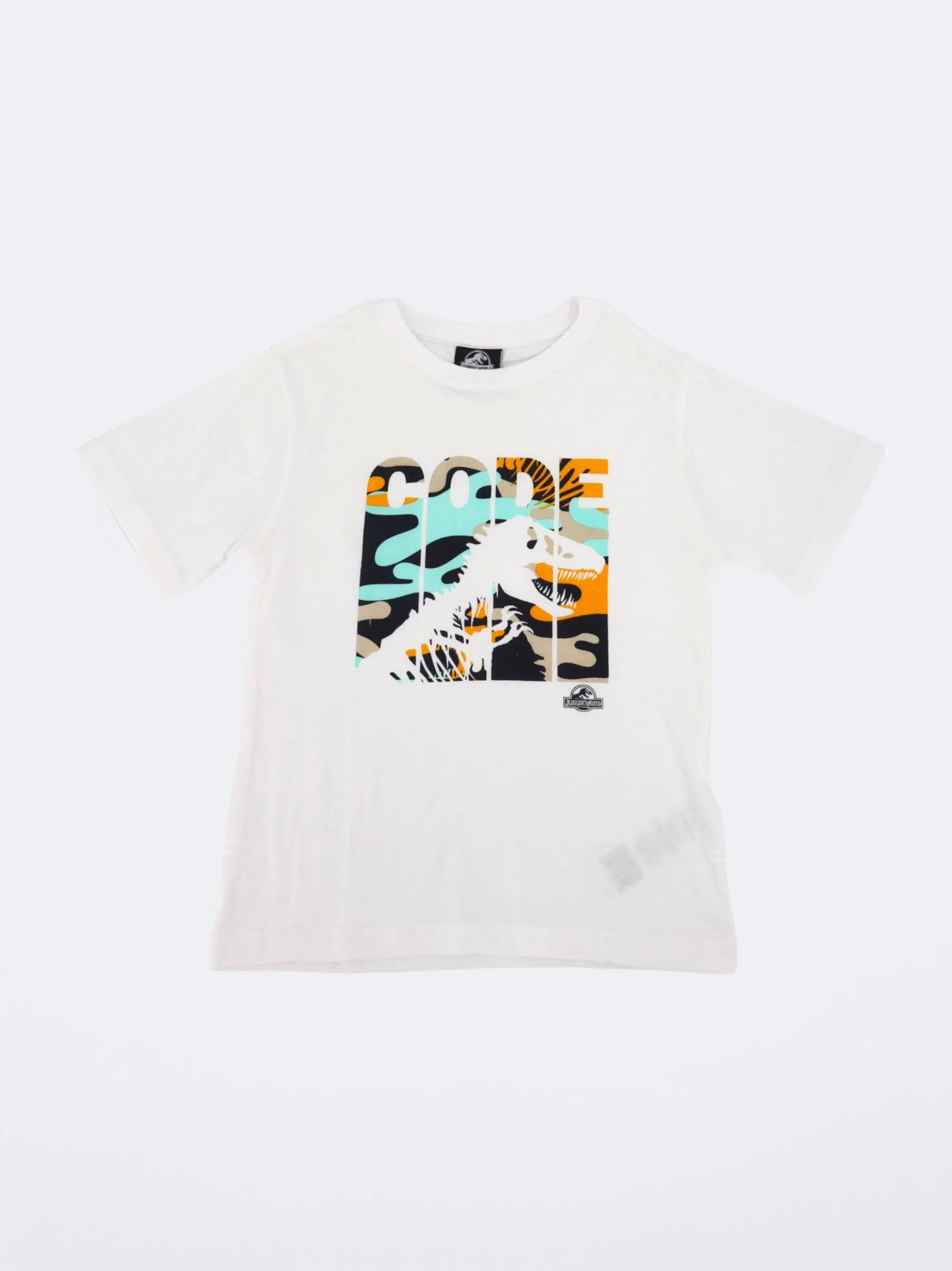 Kids Boy's Graphic Printed T-Shirt,White
