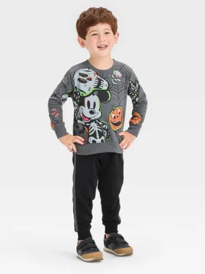 Kids Boy's Graphic Printed Top,Dark Grey