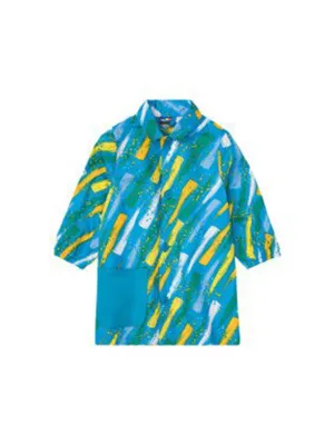 Kids Boy's Printed Buttons Down Shirt,Blue
