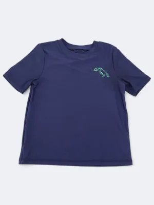 Kids Boy's Printed Sports T-Shirt,Navy
