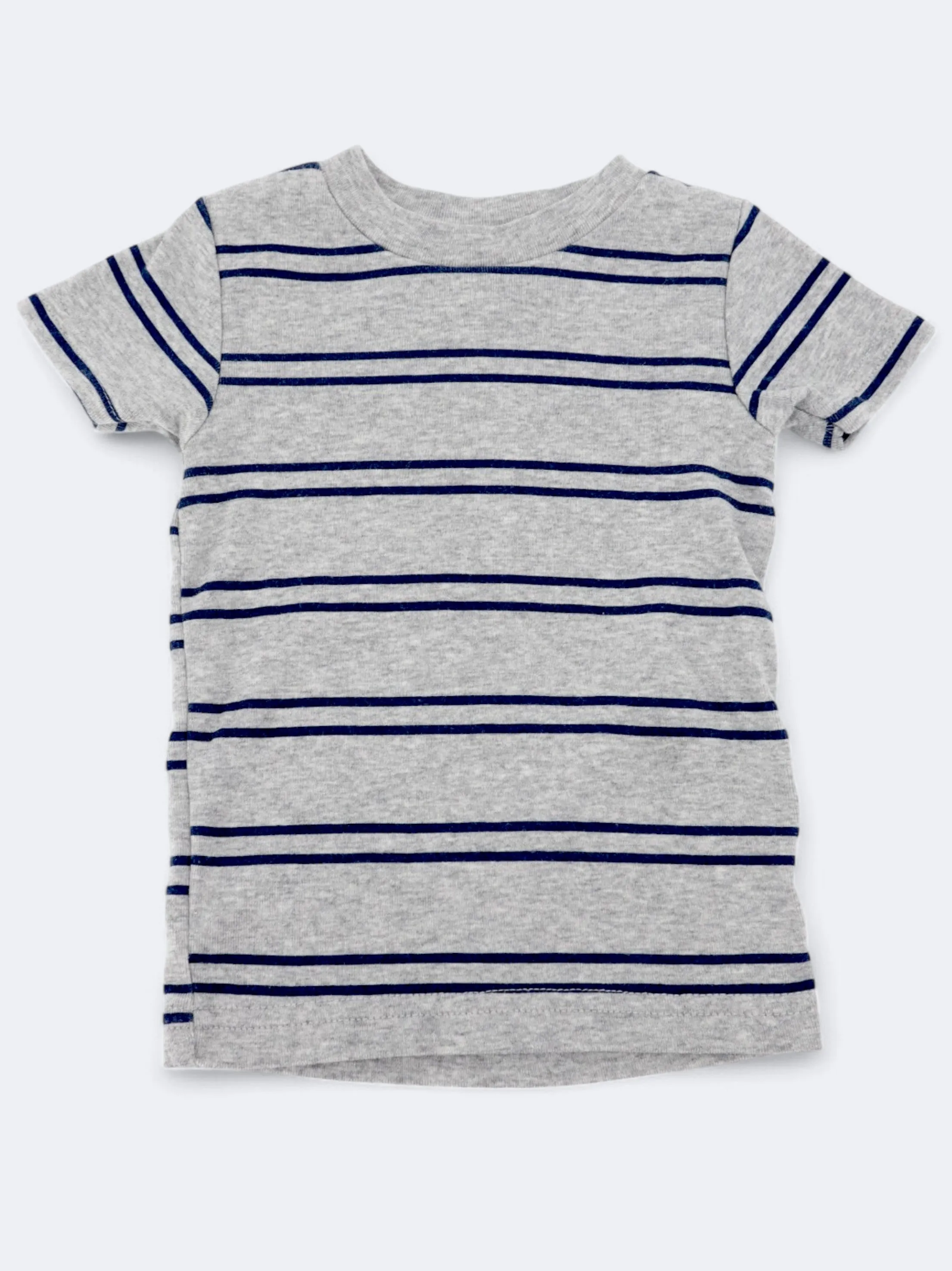 Kids Boy's Striped T-Shirt,Grey