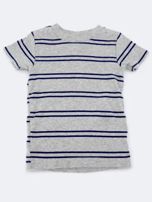 Kids Boy's Striped T-Shirt,Grey